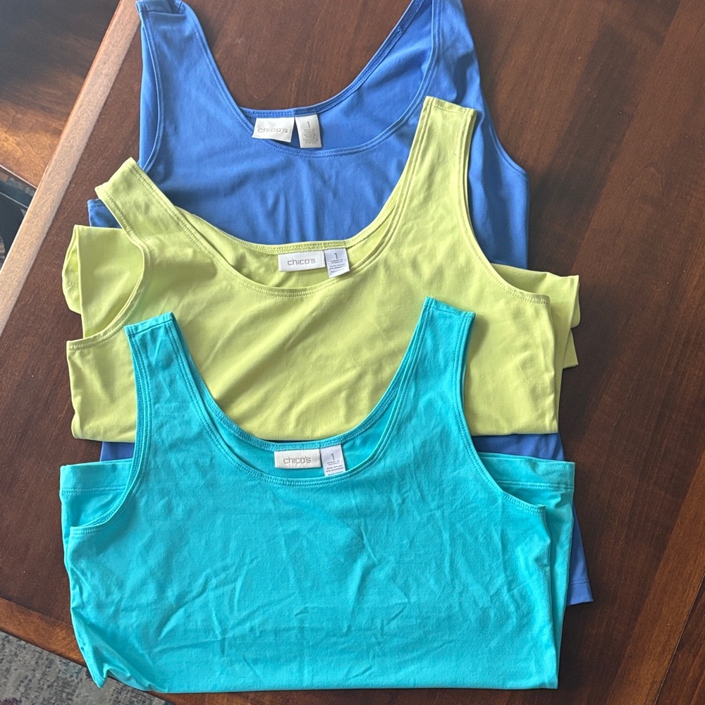 Chico's Sleeveless Tops-set of 3